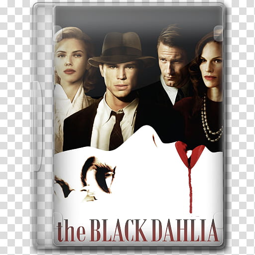 the BIG Movie Icon Collection B, The Black Dahlia transparent background PNG clipart