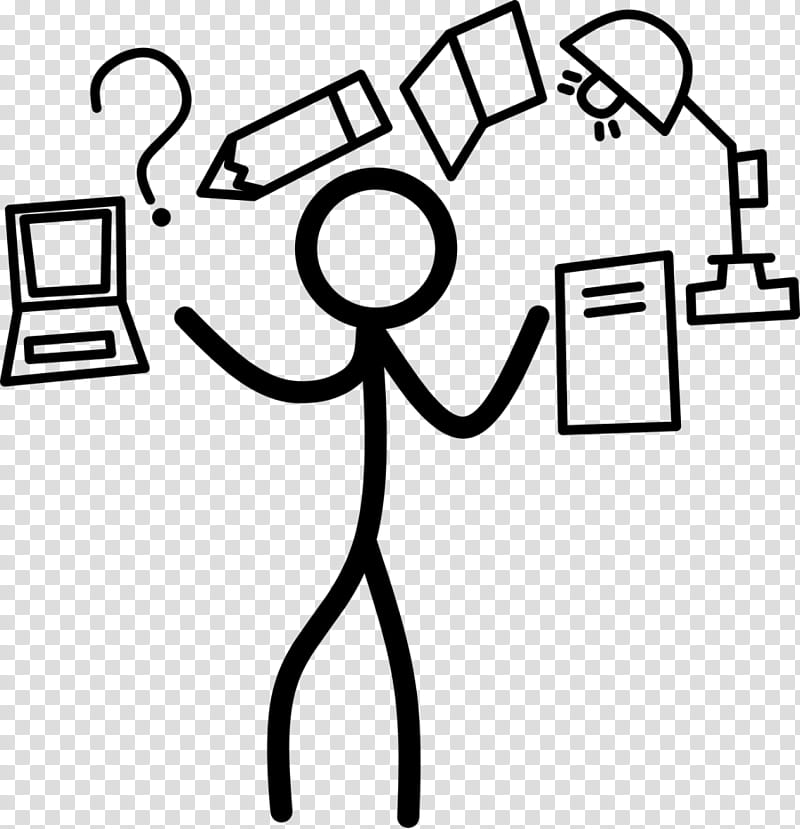 stick figure student clipart