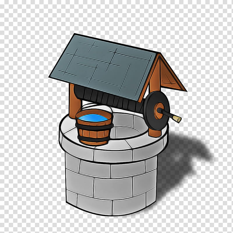 water well roof shed chimney house, Animation, Birdhouse, Bird Feeder transparent background PNG clipart