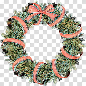 pop art retro vintage, Wreath, Christmas Day, Christmas Ornament, Christmas Decoration, Oregon Pine, Leaf, Plant transparent background PNG clipart thumbnail