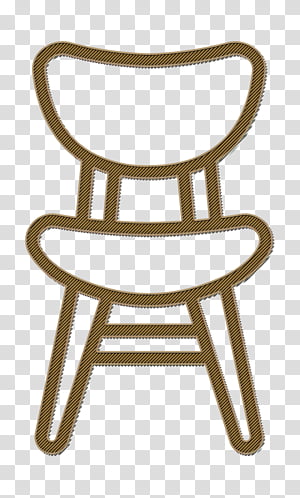 Fifties icon Chair icon, Furniture transparent background PNG clipart thumbnail