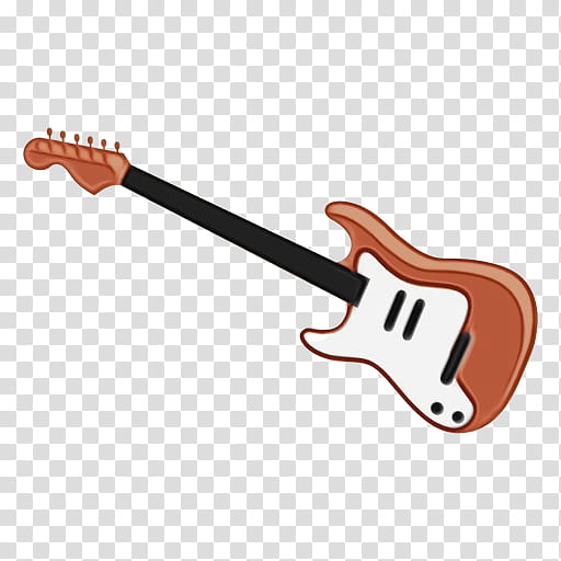 Guitar, Watercolor, Paint, Wet Ink, String Instrument, Electric Guitar, Musical Instrument, Plucked String Instruments transparent background PNG clipart