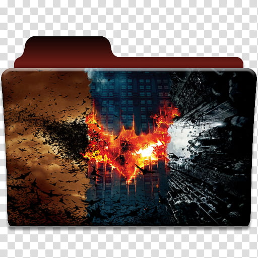 Batman Trilogy Folder Icon, Batman transparent background PNG clipart