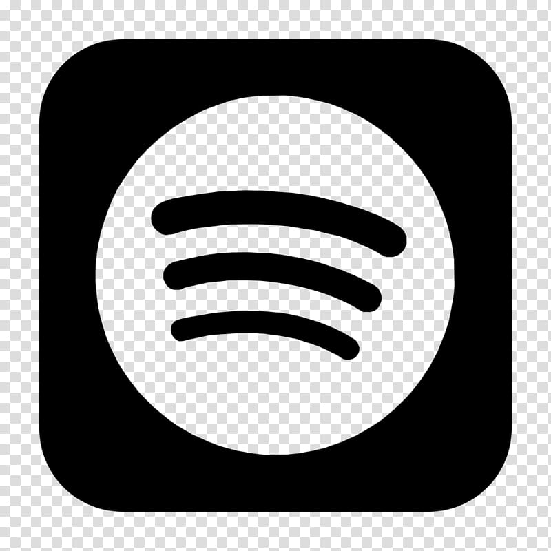 IOS Icons for Mac Black, Spotify transparent background PNG clipart