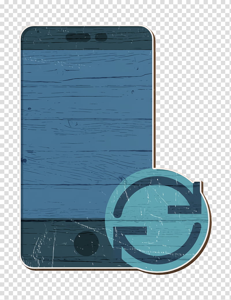 Smartphone icon Interaction Assets icon, Blue, Mobile Phone Case, Turquoise, Aqua, Technology, Circle, Gadget transparent background PNG clipart