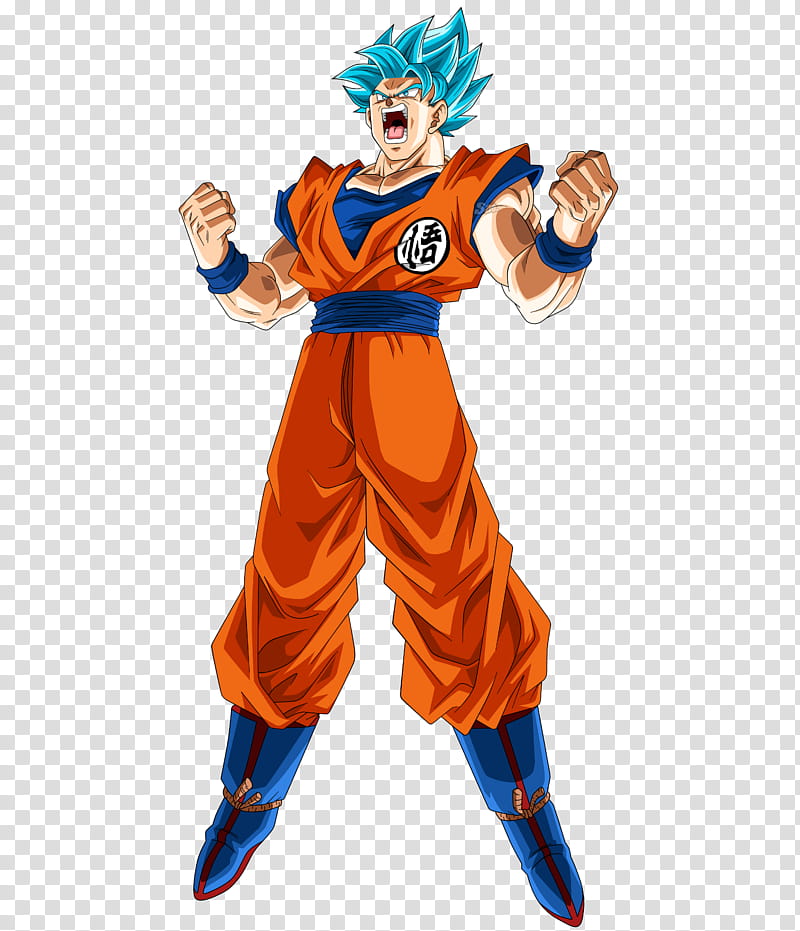 Goku SSJ Blue transparent background PNG clipart