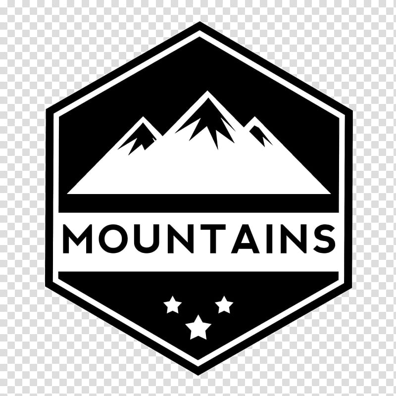 BLACK RESOURCES, Mountains logo transparent background PNG clipart