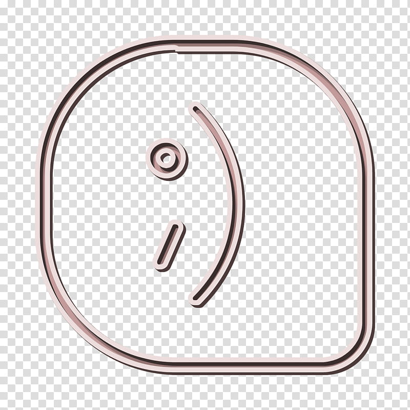 emoticon media icon network icon, Social Icon, Circle, Ear transparent background PNG clipart