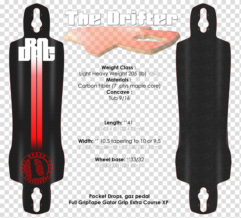 Drang LongBoards Drifter transparent background PNG clipart