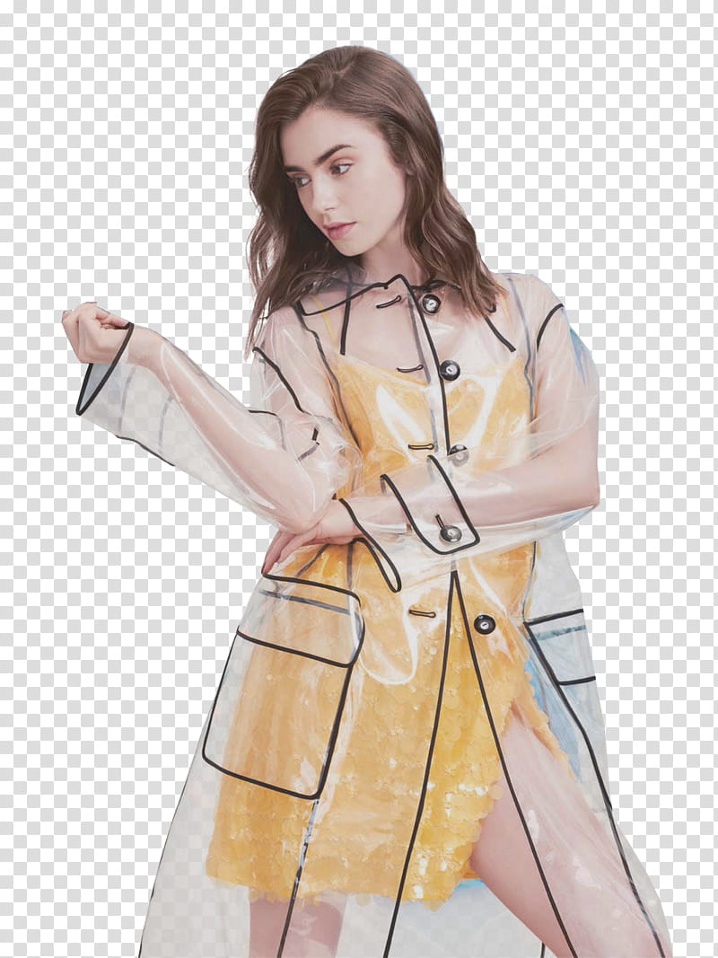 Lily Collins,  transparent background PNG clipart