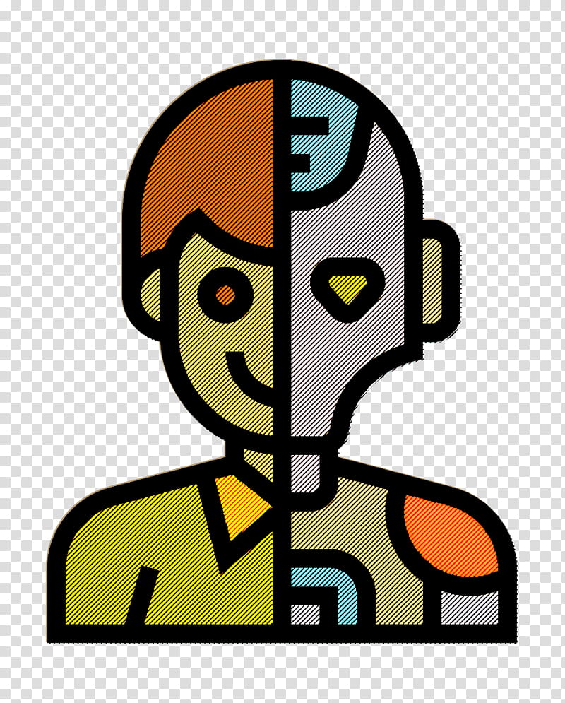 Robot icon Astronautics Technology icon Human icon, Line transparent background PNG clipart