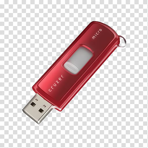 Sandisk Usb Drive Icons Sandisk Cruzer Micro Red Transparent Background Png Clipart Hiclipart