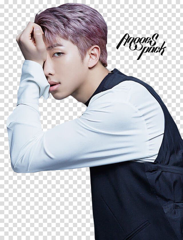 BTS Profile Japan AnggeS, man wearing black vest transparent background PNG clipart