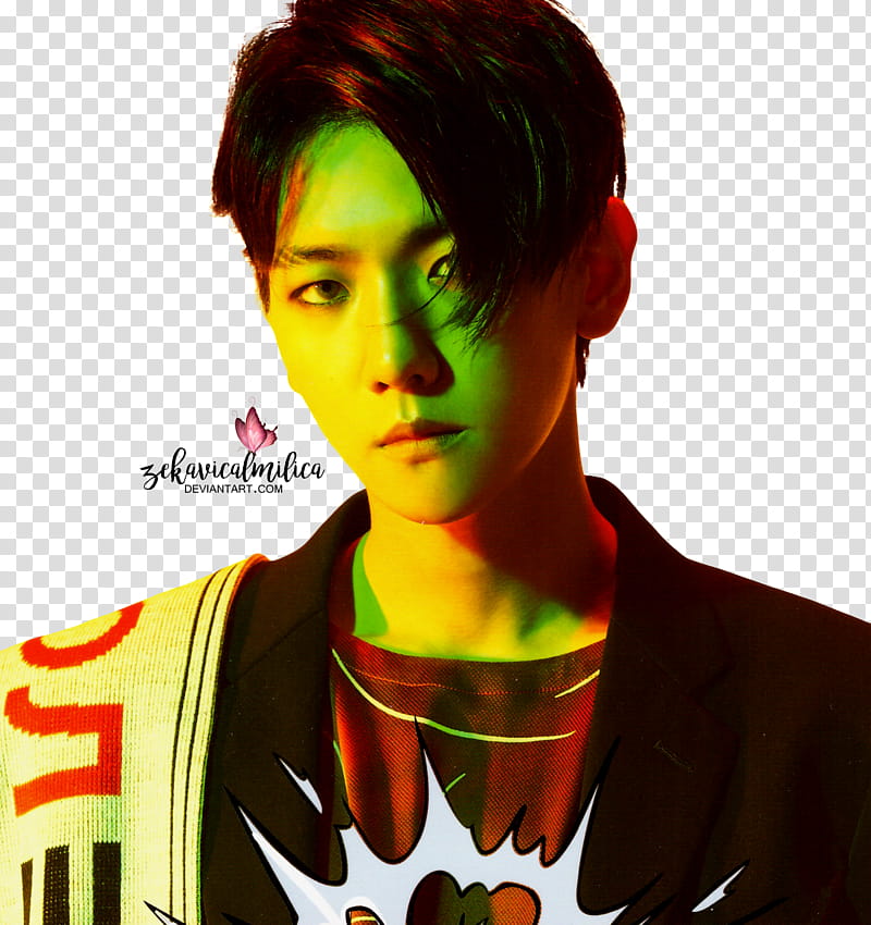 EXO Baekhyun The Power Of Music, man with poker face expression transparent background PNG clipart