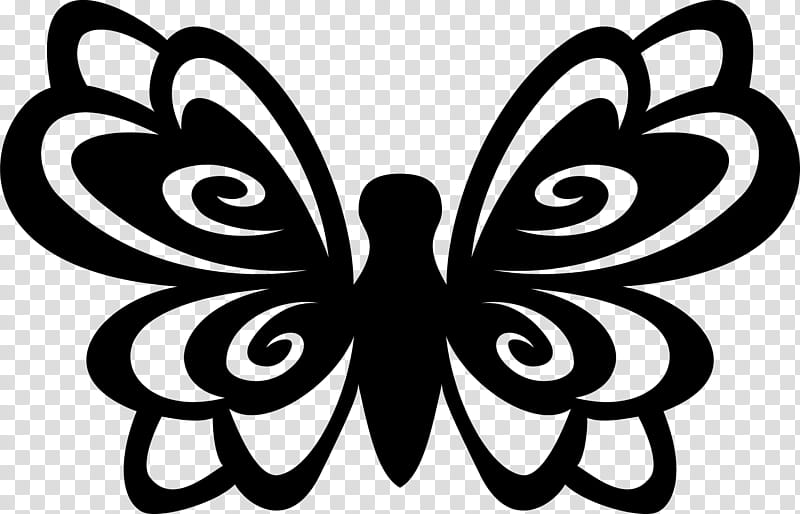 Monarch Butterfly Drawing, Die Cutting, Silhouette, Sticker, Danaus Genutia, Lepidoptera, Tiger Milkweed Butterflies, Black transparent background PNG clipart