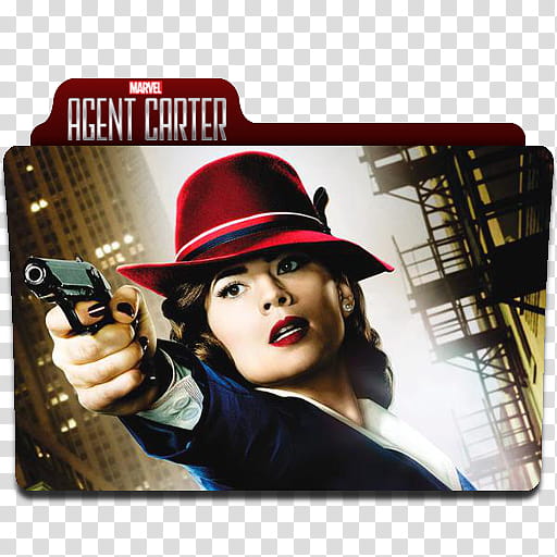  Midseason Tv Series Folder Icon Pack I , Marvel's Agent Carter transparent background PNG clipart