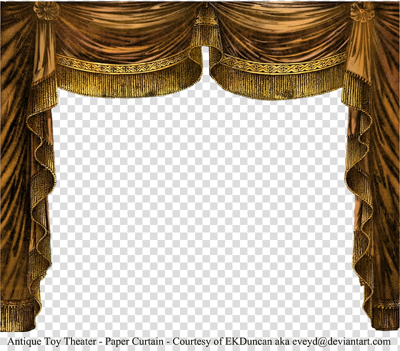 Paper Theater Curtain Topaz, antique toy theater-paper curtain transparent background PNG clipart