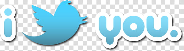 I Tweet You light blue transparent background PNG clipart