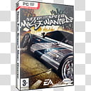 NFS Most Wanted DVD Case Icon, NFS MOST WANTED x transparent background PNG clipart