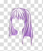 Bases Y Ropa de Sucrette Actualizado, purple anime hair illustration transparent background PNG clipart