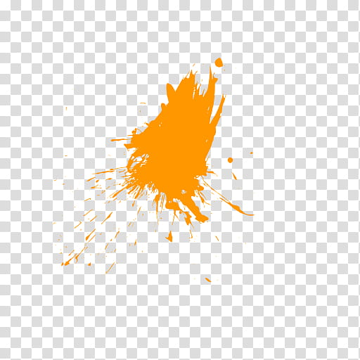 Paint Splash, Ink, Trash Polka, Printing, Orange, Yellow, Line, Logo transparent background PNG clipart