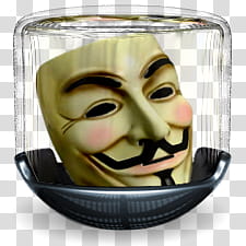Sphere   , Guy Fawkes mask icon transparent background PNG clipart