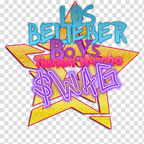 Los Belieber Boys Tienen Mucho Swag transparent background PNG clipart