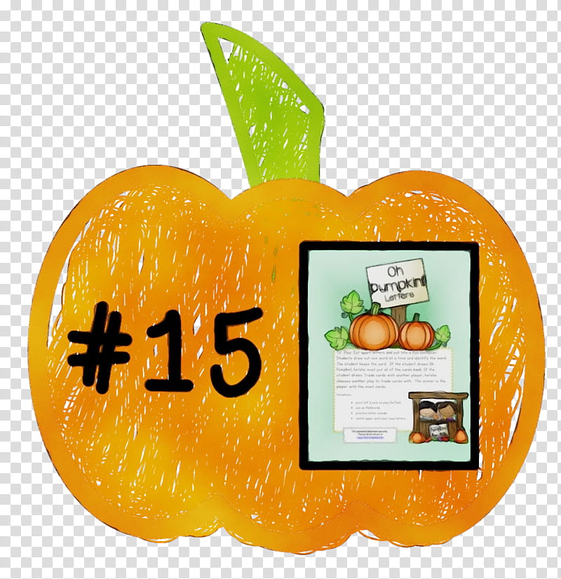 Cartoon Halloween Pumpkin, Watercolor, Paint, Wet Ink, Pumpkin Pie, Food, Field Pumpkin, Calabaza transparent background PNG clipart