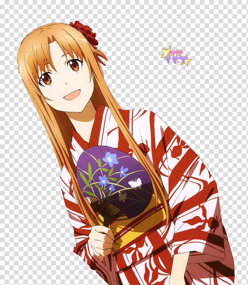 Render Asuna Yuuki transparent background PNG clipart