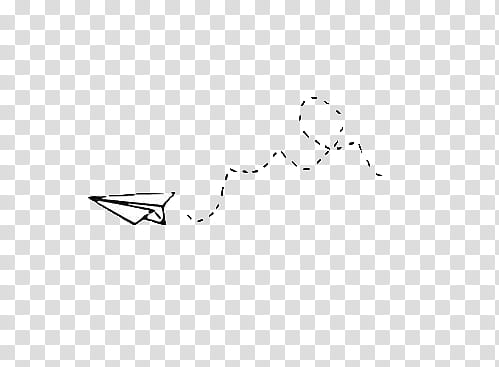 paper airplane tumblr transparent