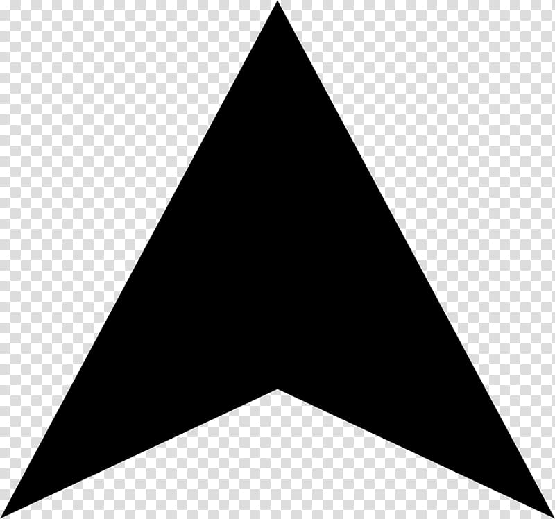 Arrow Black, Triangle, Line, Symmetry, Blackandwhite, Cone, Logo, Idiophone transparent background PNG clipart