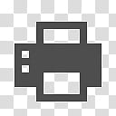 Deshou ICON, Printer, square gray box transparent background PNG clipart