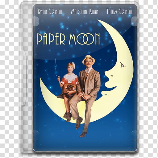 Movie Icon Mega , Paper Moon, closed Paper Moon DVD case transparent background PNG clipart