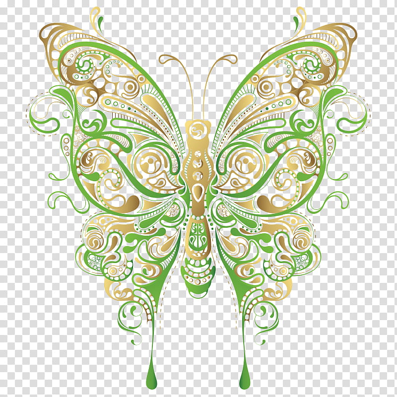 Butterfly, Mehndi Designs Traditional Henna Body Art, Tattoo , Tattoo Art, Drawing, Sleeve Tattoo, Green, Insect transparent background PNG clipart