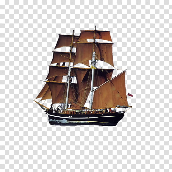 sailing, black and brown boat model close-up transparent background PNG clipart