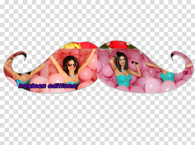 Bigote de Selena gomez transparent background PNG clipart