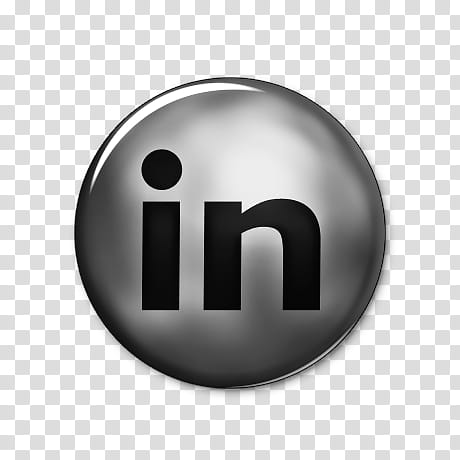 Silver Button Social Media, linkedin logo webtreatsetc icon transparent background PNG clipart