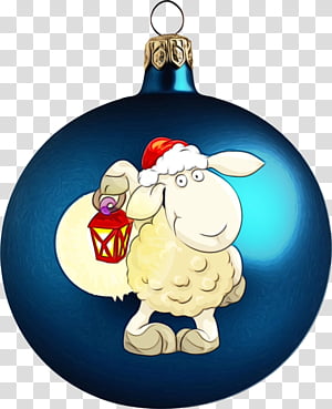 Christmas ornament, Watercolor, Paint, Wet Ink,  Cartoon, Christmas Decoration, Interior Design, Fictional Character transparent background PNG clipart thumbnail