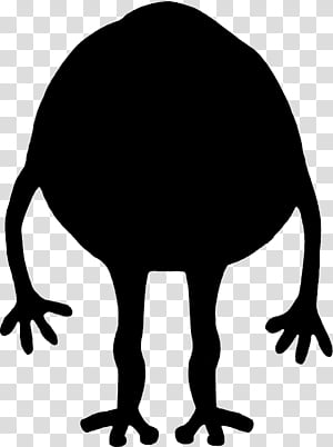 Beak Silhouette, Blackandwhite transparent background PNG clipart thumbnail