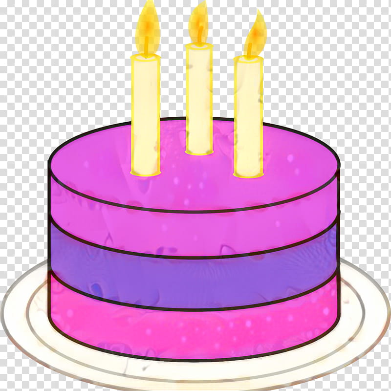 Pink Birthday Cake Cupcake King Cake Birthday Party Candle Dessert Birthday Candle 7087