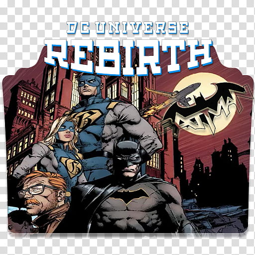 DC Rebirth Folders Icon Vol , Batman  transparent background PNG clipart