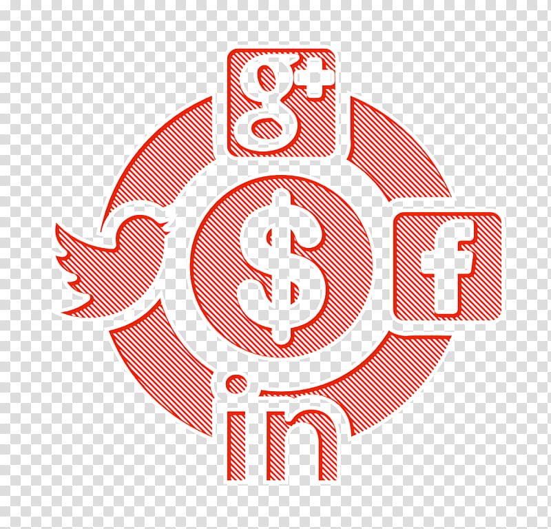 facebook icon group icon linkedin icon, Meeting Icon, Twitter Icon, Orange, Line, Logo, Symbol transparent background PNG clipart