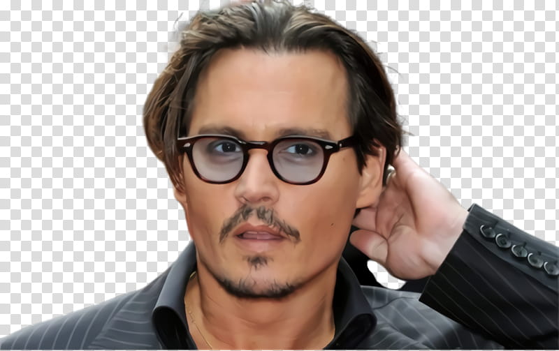 Chocolate, Johnny Depp, The Professor, Charlie And The Chocolate Factory, Glasses, Pirates Of The Caribbean, Eyewear, Hair transparent background PNG clipart