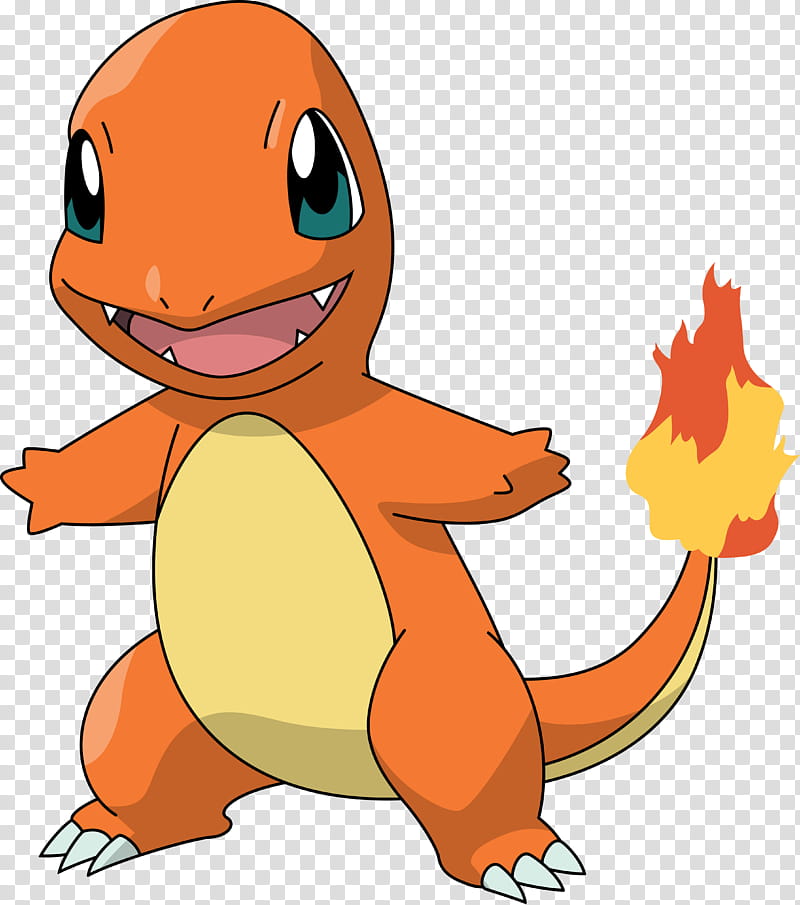 Pokemon Charmander character transparent background PNG clipart