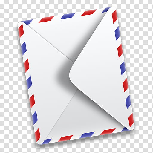 AirMail Yosemite, envelop illustration transparent background PNG clipart