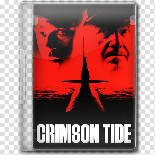 the BIG Movie Icon Collection C, Crimson Tide, Crimson Tide DVD case transparent background PNG clipart