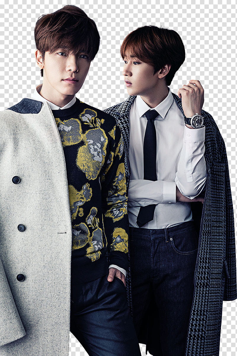 Super Junior DongHae n EunHyuk Men Uno P, two men transparent background PNG clipart