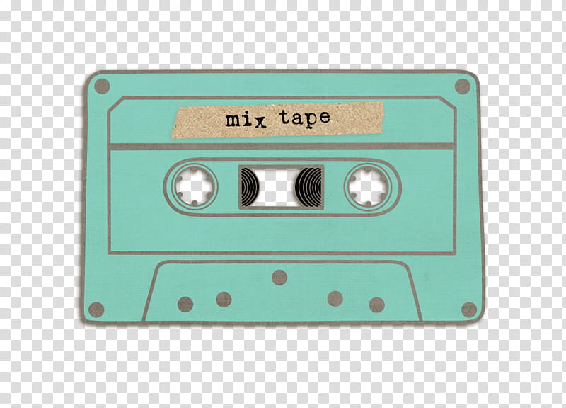 Retro, mix cassette tape illustration transparent background PNG clipart