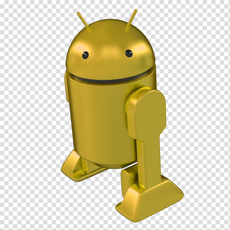 Android D Icons And Blender D Model Set , Android-DIconYellow- transparent background PNG clipart