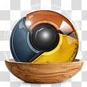 Sphere   the new variation, yellow, orange, and black ball transparent background PNG clipart